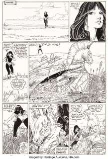 Adams, Arthur | Arthur Adams and Terry Austin New Mutants Special Edition #1 Story Page 28 Original Art (Marvel, 1985).... | Heritage