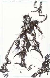 Jock - Jock The Batman Who Laughs #5 Cover Original Art (DC, 2019)....