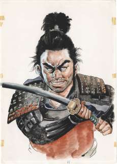 Ken Tsukikage handwritten (line / black printing) color illustration | Mandarake (Big Web)