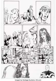 Pérez , George | George Pérez and Al Vey Avengers #27 Story Page 3 Original Art (Marvel, 2000). ... | Heritage