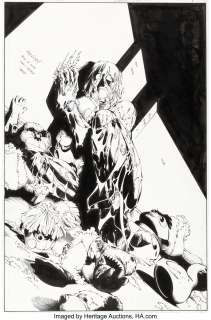 Ramos, Humberto - Humberto Ramos and Sal Regla DV8 #1 Splash Page 1 Original Art (Image, 1996)....