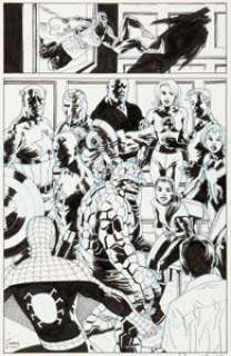 Phillips, Sean - Sean Phillips Spider-Man Unlimited #12 Story Page 20 Original Art (Marvel, 2005)....
