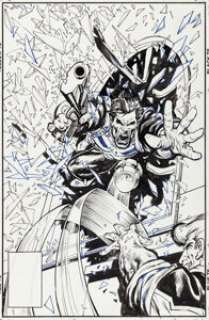 Texeira, Mark - Mark Texeira The Punisher War Journal #16 Cover Original Art (Marvel, 1990)....