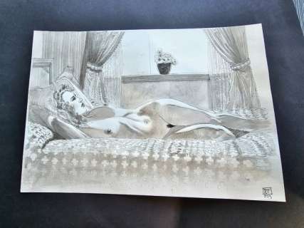 Jef | Balle perdue - Dessin original par Jef - Page volante - Exemplaire unique - (2023) | Catawiki