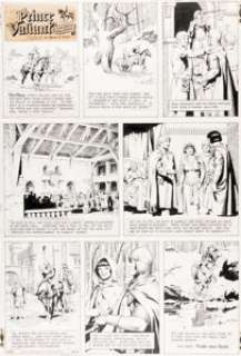 Foster, Hal | Hal Foster Prince Valiant #1759 Sunday Comic Strip Original Art dated 10-25-1970 (King Features Syndicate, 1970).... | Heritage