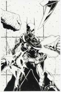 Calafiore, Jim - Jim Calafiore Batman and the Outsiders #13 Cover Original Art (DC, 2009)....