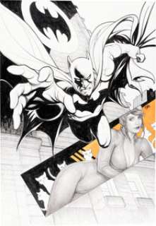 Cho, Frank - Frank Cho Batman #71 Variant Cover Original Art (DC, 2019)....