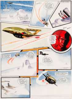 Bellamy, Frank - Frank Bellamy TV21 #156 Thunderbirds Story Page 2 Original Art (Century 21 Publications, 1968)....