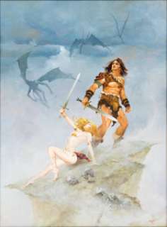 Enric (Enrique Torres-Prat) | Enric (Enrique Torres-Prat) The Art of Enric, Conan of Aquilonia Illustration Painting Original Art (FPG, 2021).... | Heritage