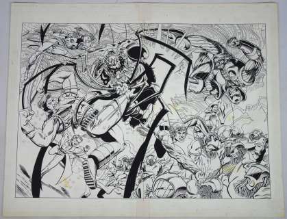 Joe St. Pierre - Secret Weapons #7 pgs 16 & 17 Original Comic Art DPS