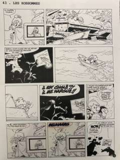 Seron, Pierre | Seron, Pierre - Planche originale - Les Petits Hommes T41 - Opération QI - (2004) | Catawiki