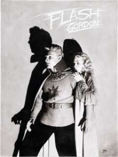 Travis Charest - Flash Gordon and Dale Arden Illustration Original Art (2014).