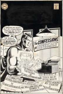 Curt Swan and Murphy Anderson Action Comics #380 Cover Original Art (DC, 1969). | Heritage