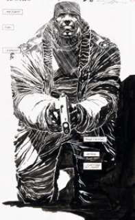 Jim Lee Deathblow #1 Splash Page 6 Original Art (Image, 1993).