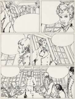 Milo Manara El Gaucho Story Page 16 Original Art (Casterman, 1995). | Heritage