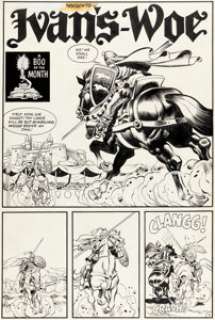 Howard Nostrand Witches Tales #23 Complete 5-Page Story "Ivan‘s-Woe" Original Art (Harvey, 1954). (Total: 5 Original Art)