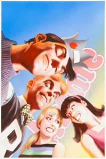 Alex Ross Life with Archie #37 Variant Cover Original Art (Archie, 2014).
