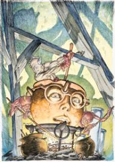 Michael Kaluta Books of Magic #69 Cover Original Art (DC/Vertigo, 2000).