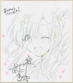 Mami Surada’s Hand-Drawn Color Shikishi "Hana x Hana" | Mandarake (Big Web)