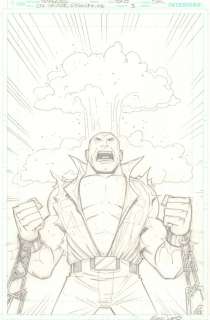 Anthony Marques | Doc Savage: Ring of Fire #3 Pencil Art Cover - 2017 Signed | Anthony’s Comic Book Art