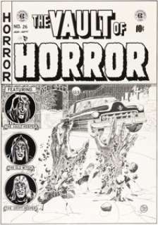 Johnny Craig Vault of Horror #26 Cover Original Art (EC, 1952). | Heritage