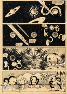 Victor Moscoso Zap Comix #6 "Loop De Loop" Story Page 1 Original Art (Apex Novelties, January 1973). | Heritage