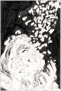 Joe Quesada and Danny Miki House of M #1 Variant Cover and Preliminary Original Art (Marvel, 2005). (Total: 3 Items)