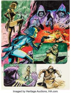 Carlos Ezquerra 2000 AD Prog #762 Durham Red Story Page 4 Original Art (Rebellion, 1991).