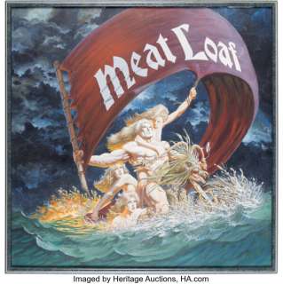 Bernie Wrightson - Meat Loaf "Dead Ringer" Final Album Cover Painting Original Art (Epic, 1981).