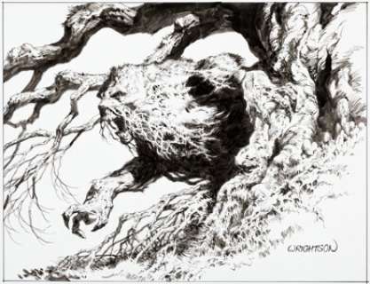 Bernie Wrightson - Swamp Thing Illustration Original Art (c. 2007). | Heritage