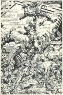 Barry Windsor-Smith Marvel Comics Presents #81 Wolverine / Weapon X Splash Page 1 Original Art (Marvel, 1991).