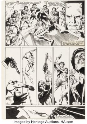 David Mazzucchelli and Danny Bulanadi Daredevil #211 Story Page 20 Original Art (Marvel, 1984).