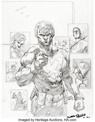 Eduardo Pansica Suicide Squad #5 Cover Original Art (DC, 2021).
