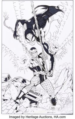 Mark Bagley Spider-Man ’94 #2 Variant Cover Original Art (Marvel, 2025). | Heritage