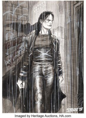 James O‘Barr - The Crow Illustration Original Art (2022).
