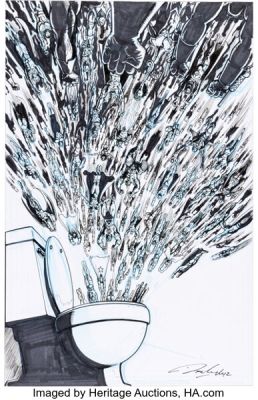 Darick Robertson The Boys #72 Cover and Preliminary Original Art (Dynamite Entertainment, 2012). | Heritage