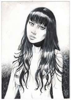 Size: 9,5 X 14 Cm. - Signed | Gambedotti, Atilio - Original illustration -LIGTH AND SHADOWS - (2022) | Catawiki