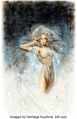 Luis Royo Heavy Metal #v24#5 Los Hilos de los Sueños Cover Original Art (Metal Mammoth/Albin Michel, 2000). | Heritage