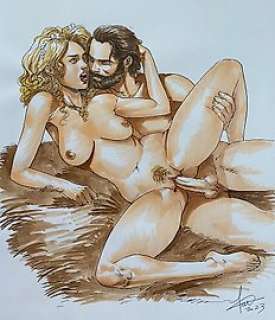 Ferri, Cosimo | Cosimo Ferri - Dessin original couleur “Ulysse” - Page volante - (2023) | Catawiki