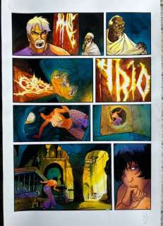 Reculé, Henri - 1 Original colour page - Les Immortels T3 - La Passion selon Nahel - 2002 | Catawiki