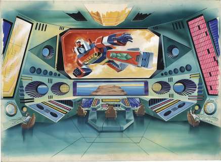 Futoshi Okazaki’s hand-drawn color illustration "General Daimos" | Mandarake (Big Web)