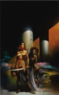 Boris Vallejo - "Cheon of Weltanland Book 1: The Four Wishes" Paperback Cover Painting Original Art - | Heritage