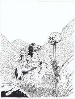 Marc Jailloux - Couverture originale - Les Helvètes - Alix