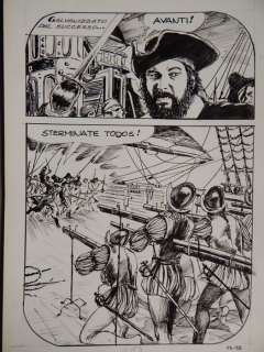 Manara, Milo | Original page (p.39)  - Il Vascello Fantasma  - (1970) | Catawiki