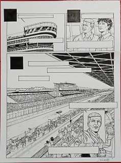 Paquet, Robert | Paquet, Robert - Planche originale - 24 Heures du Mans - (2016) | Catawiki