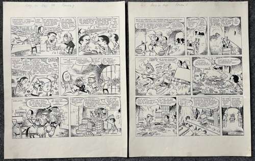 Dam, Nico van - 2x Originele pagina - Woep en Wap - (1962) | Catawiki