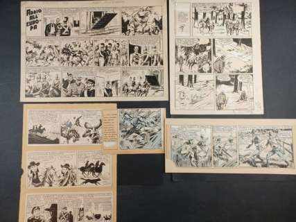 Cossio, Gamba, Moroni Celsi - 7 Original page - Ulceda, Alaska Gin, Kansas Kid e Altri | Catawiki