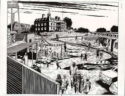 WALKING DEAD Issue #95 Double Page Splash | ComicConnect