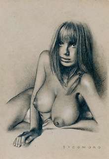 Sicomoro, Eugenio - 1 Original drawing - “Julie”