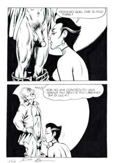 Giovanni Romanini - 1 Original page - Ulula supplemento al #21 - "i depravati di Manila" - 1983 | Catawiki